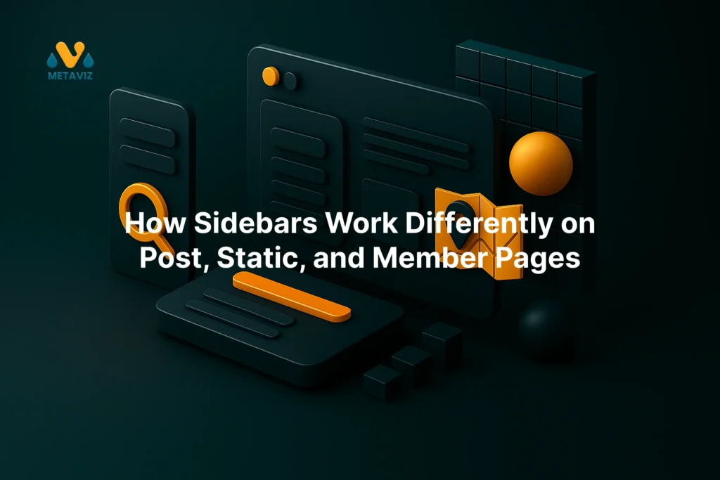 3D homepage interface showing sidebar setup illustration